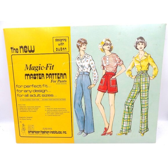 The New Magic-Fit Master Pattern for Pants, Designing with Dusan ©1974 - Picture 1 of 4